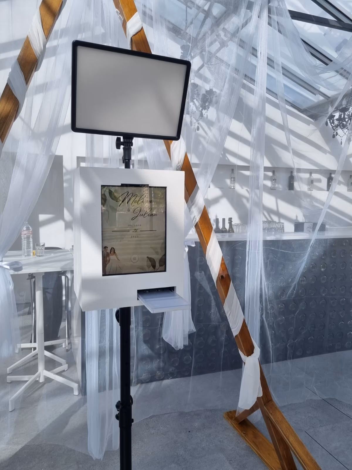 Fotobox bei einer Hochzeit